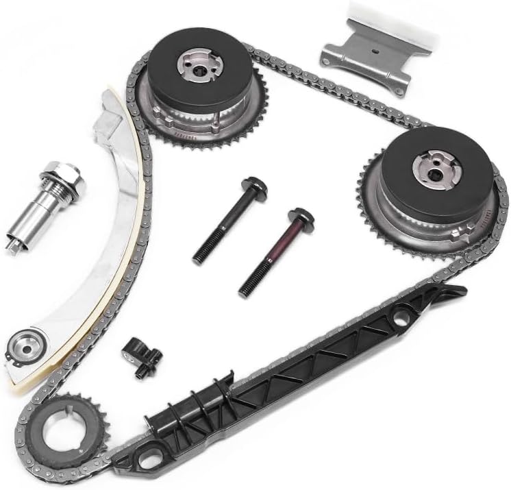 loosoo Engine Timing Chain Kit W/VVT Sprocket Compatible with Chevrolet Equinox/Malibu 2009-2017, Buick LaCrosse/Regal 2011-2017, Pontiac G5 2009-2010, GMC Terrain 2011-2017 2.2L 2.4L 4Cyl - Image 1
